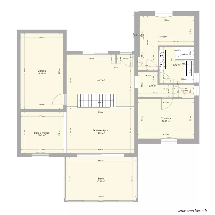Hirondelles RDC modifi&eacute;. Plan de 