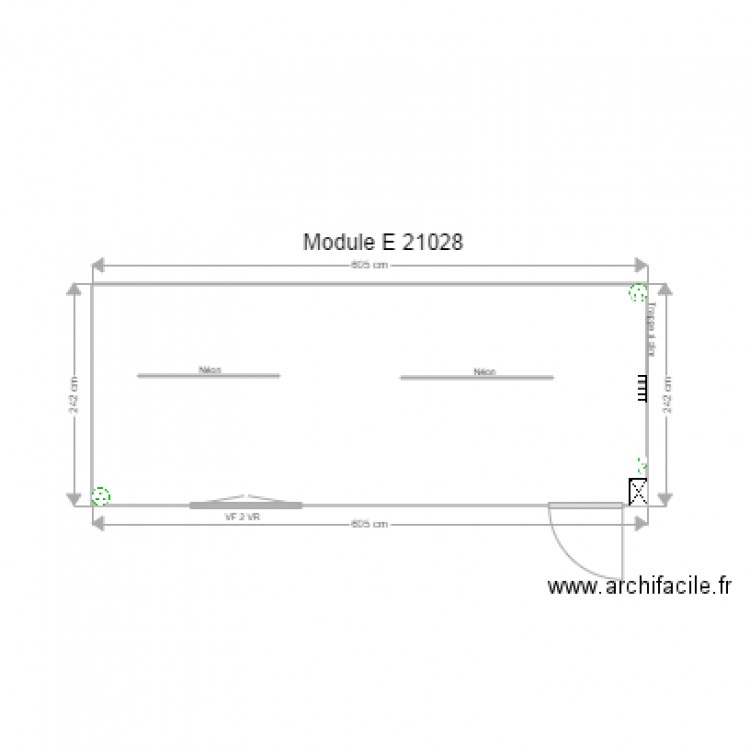 Module E 21028 A. Plan de 0 pièce et 0 m2