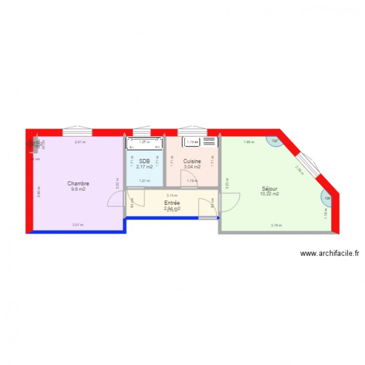 Haudebourg Audrey. Plan de 0 pièce et 0 m2