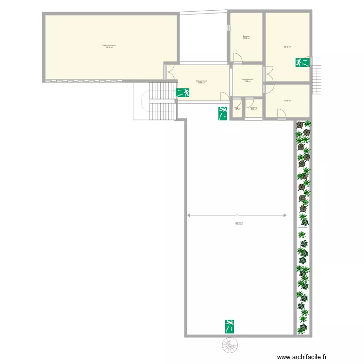 B&acirc;t 6 R1 Actuel Evacuation. Plan de 