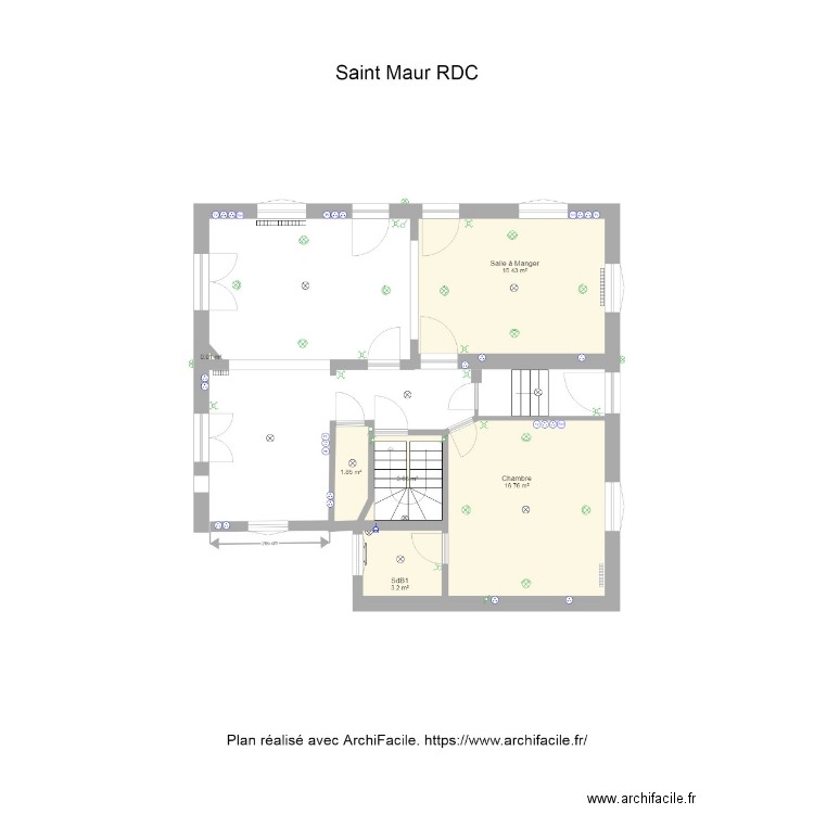 Saint Maur RDC au 3122018. Plan de 0 pièce et 0 m2