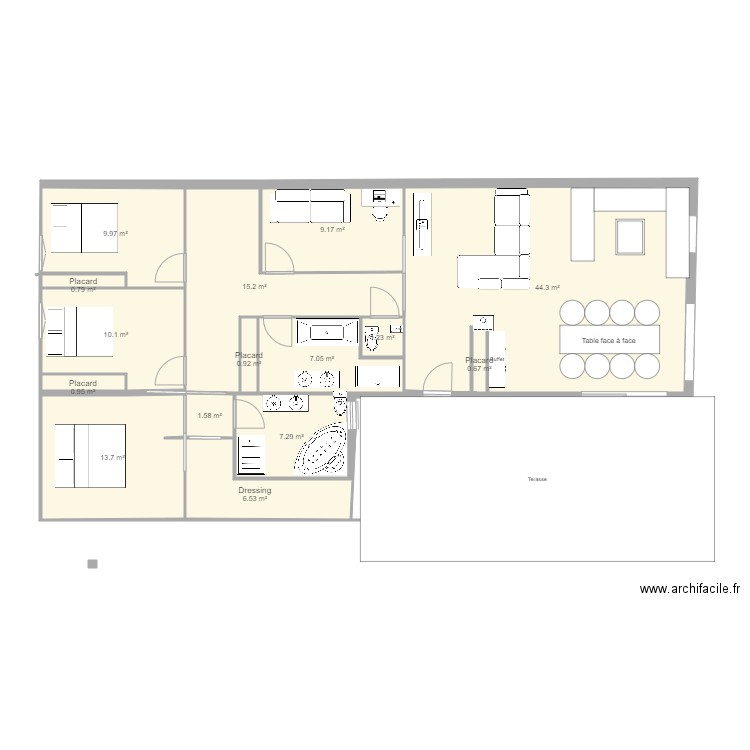  Maison 2. Plan de 0 pièce et 0 m2