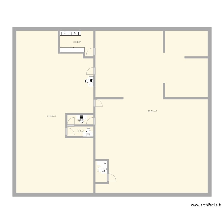 garage . Plan de 0 pièce et 0 m2