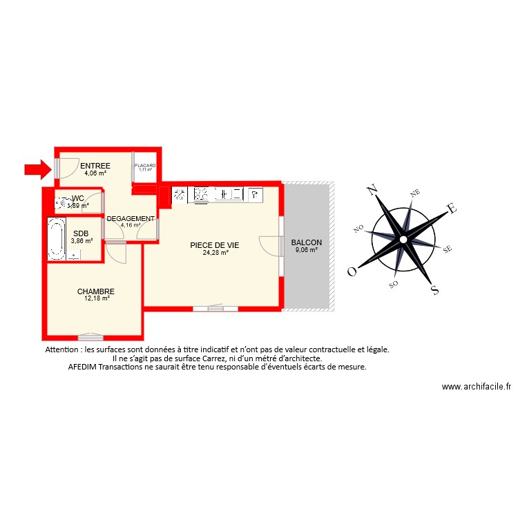 BI 7905 . Plan de 0 pièce et 0 m2