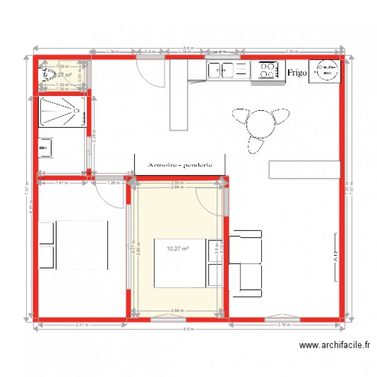 moreau safti R2. Plan de 0 pièce et 0 m2