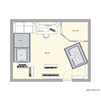 Plan studio cabine 2