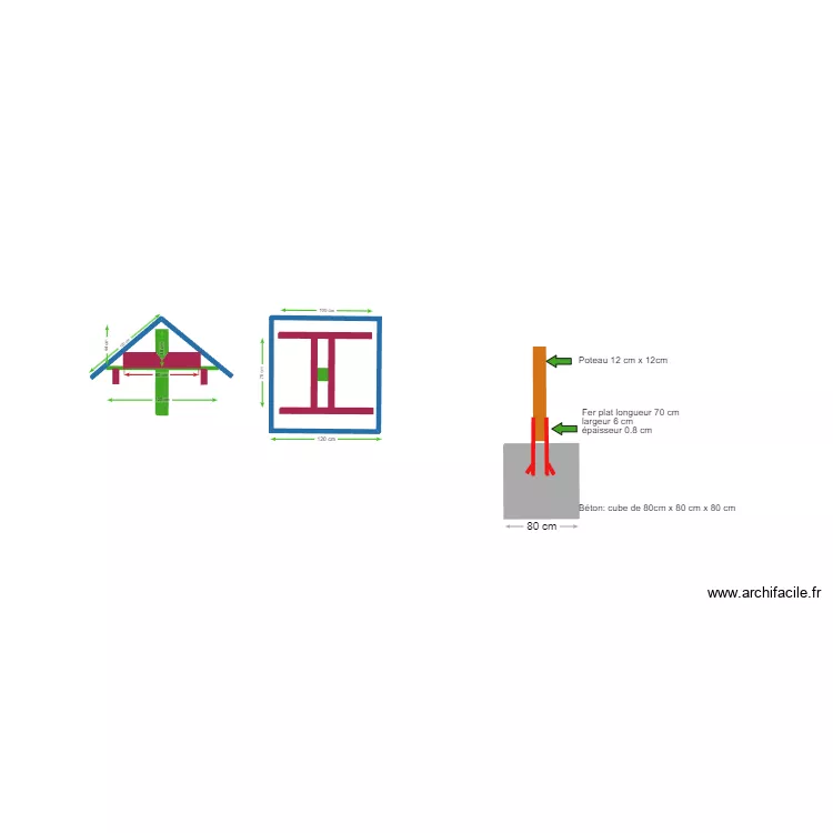 tour hirondelle. Plan de 