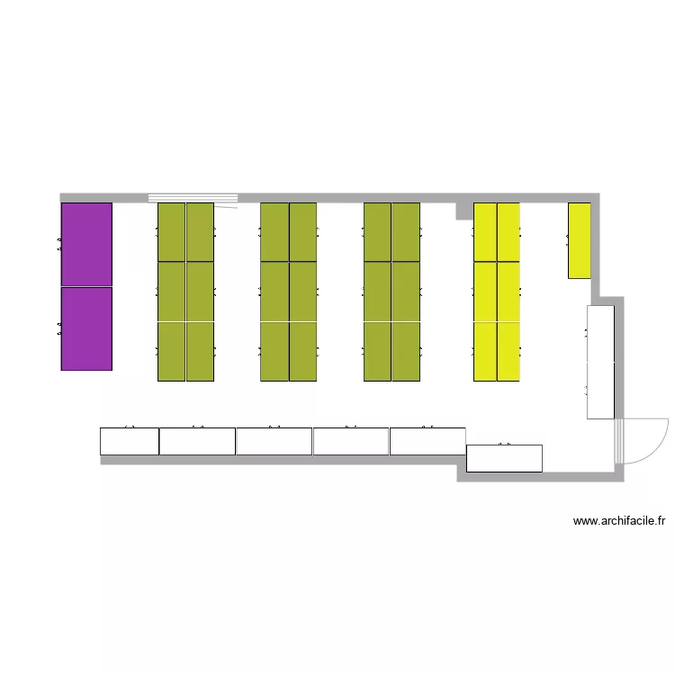 Reserve Boutique Existante 1. Plan de 