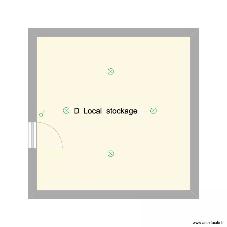 le voisin stockage. Plan de 
