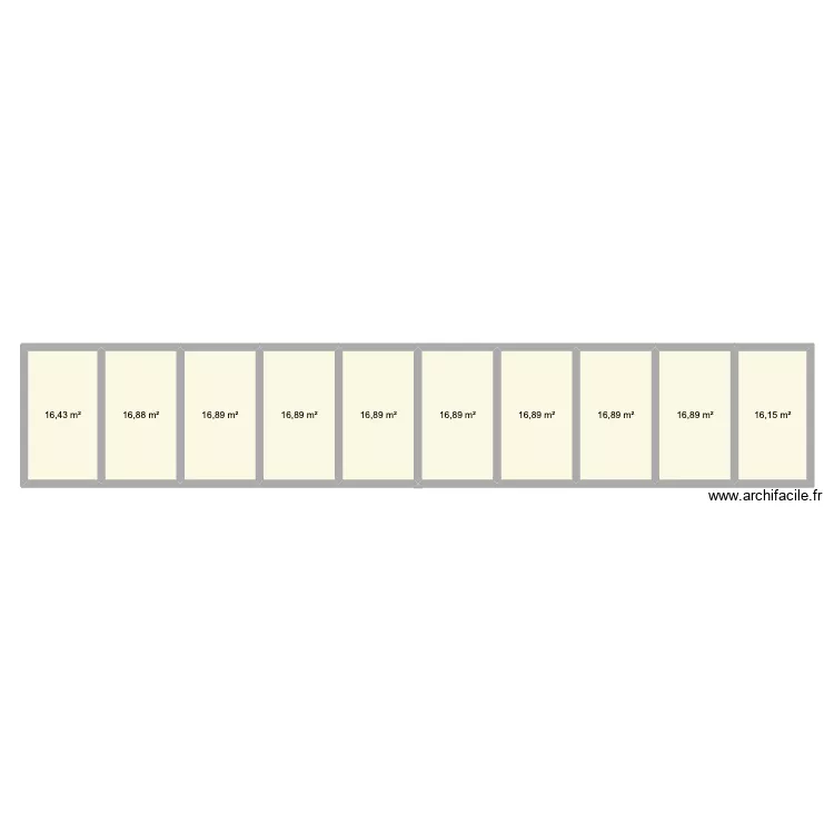 D&eacute;pendance 180m2. Plan de 10  et 168 m²
