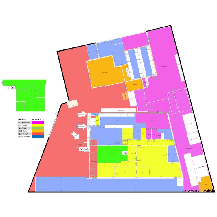 Laboratoire ODP 2022 avp v3n2FREDERIC. Plan de 65 pièces et 3303 m2