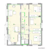 appart arlacbaignoire et petite douche cuisinefenetres vAllande