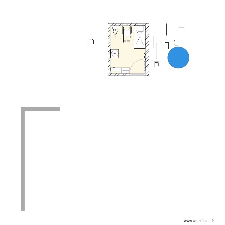 Wery situation avenir 23. Plan de 0 pièce et 0 m2