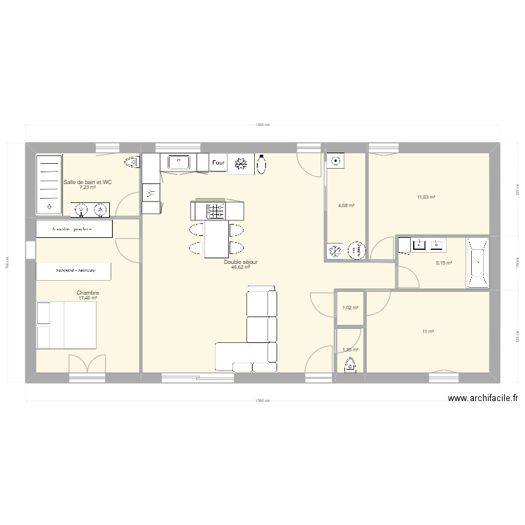 Callas construction 2b. Plan de 9 pièces et 106 m2