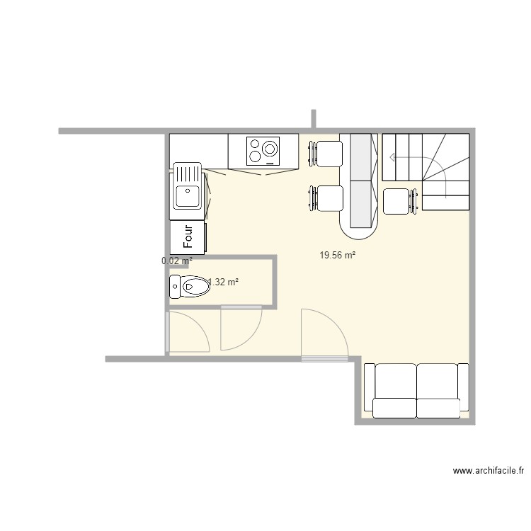 cuisine solen. Plan de 0 pièce et 0 m2