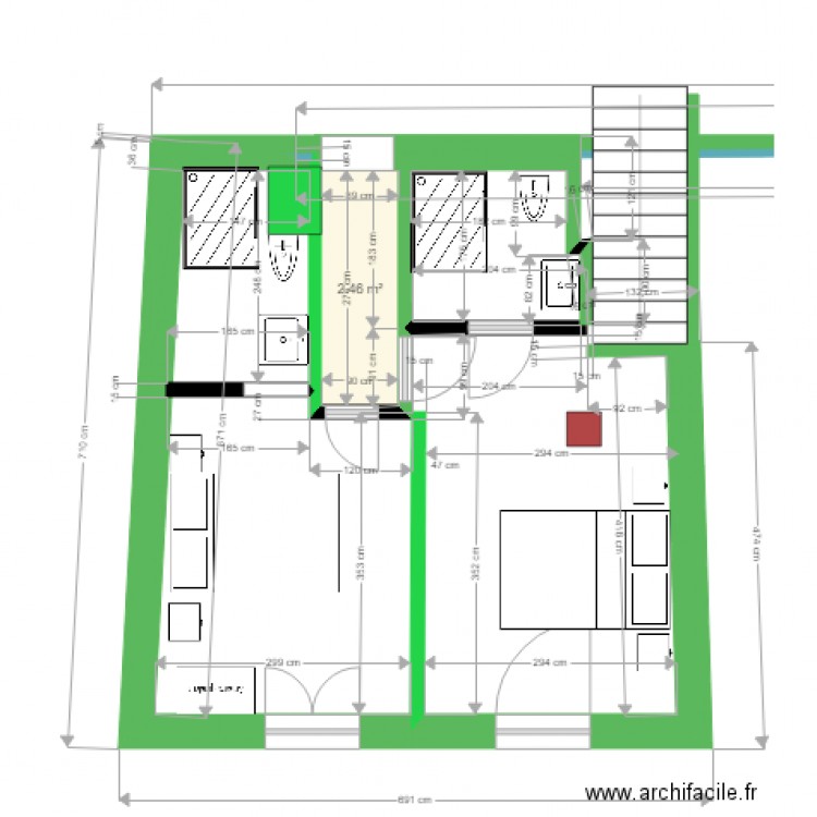 REZ DE CH POINTE ROUGE. Plan de 0 pièce et 0 m2