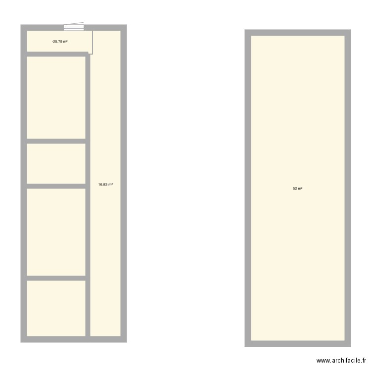 Dépendance nue. Plan de 0 pièce et 0 m2