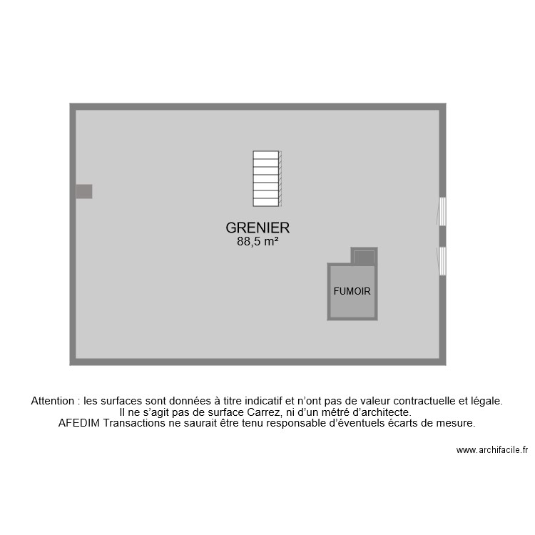 BI 6909 GRENIER. Plan de 0 pièce et 0 m2