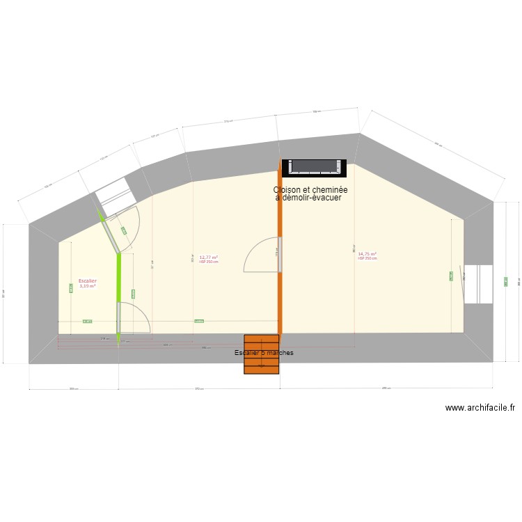 MARSYLTour2°PlanBase. Plan de 3 pièces et 31 m2