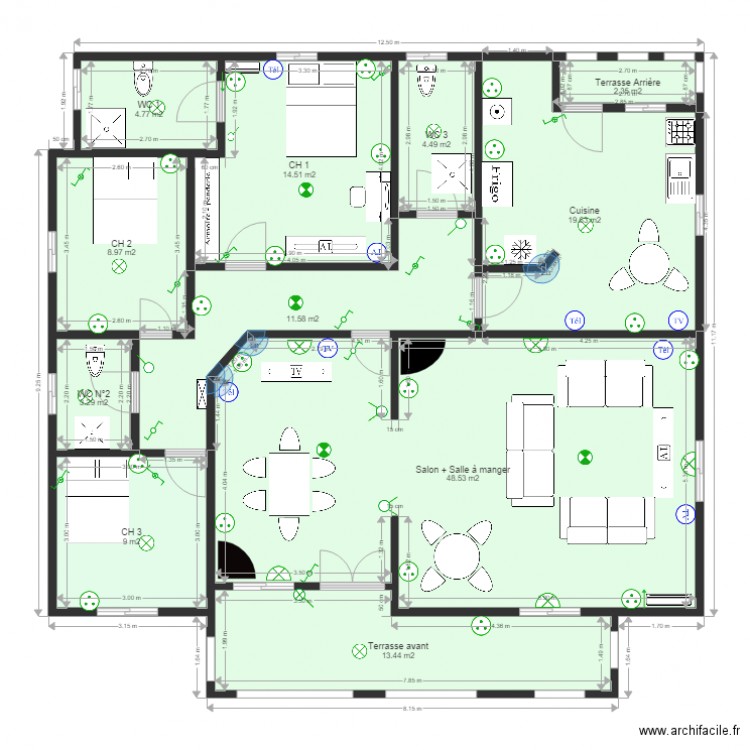 plan ANDELA 1. Plan de 0 pièce et 0 m2