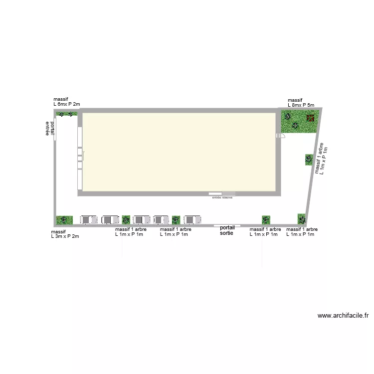 magasin exterieur 1. Plan de 