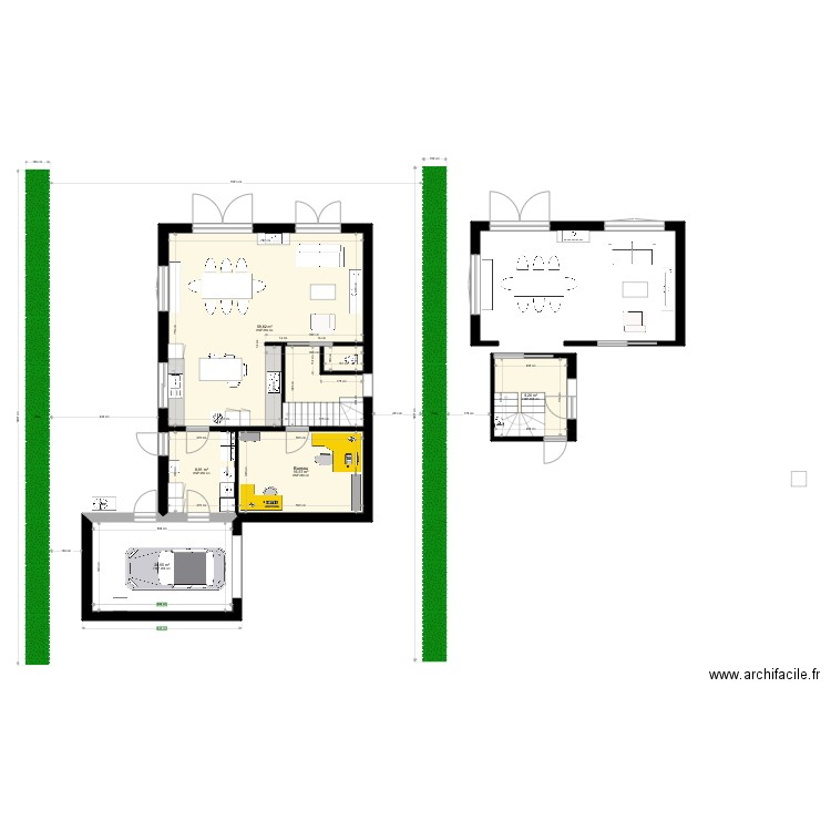 Sabotier. Plan de 26 pièces et 333 m2