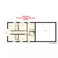 PLAN FRONTON ETAGE APRES TRAVAUX 1