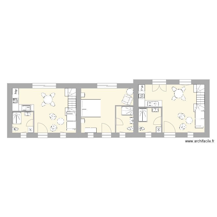 Guimaec Dependance RDC Layout 22 nov 2018. Plan de 0 pièce et 0 m2