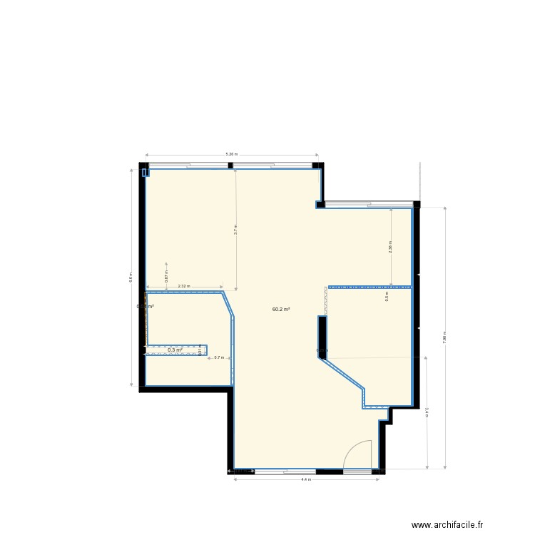 Lisa cote. Plan de 0 pièce et 0 m2