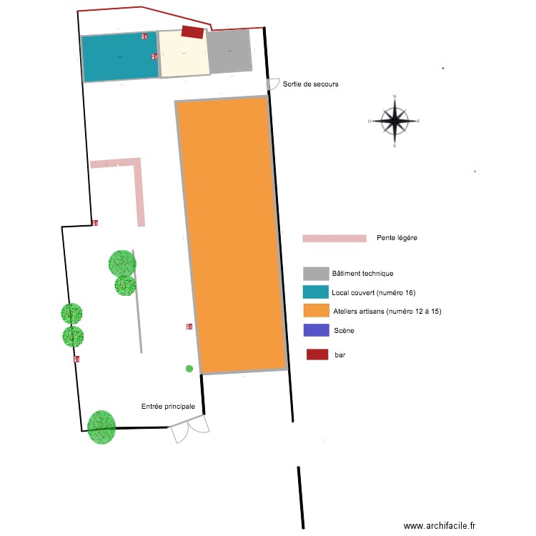 Forge plan electro. Plan de 4 pièces et 602 m2