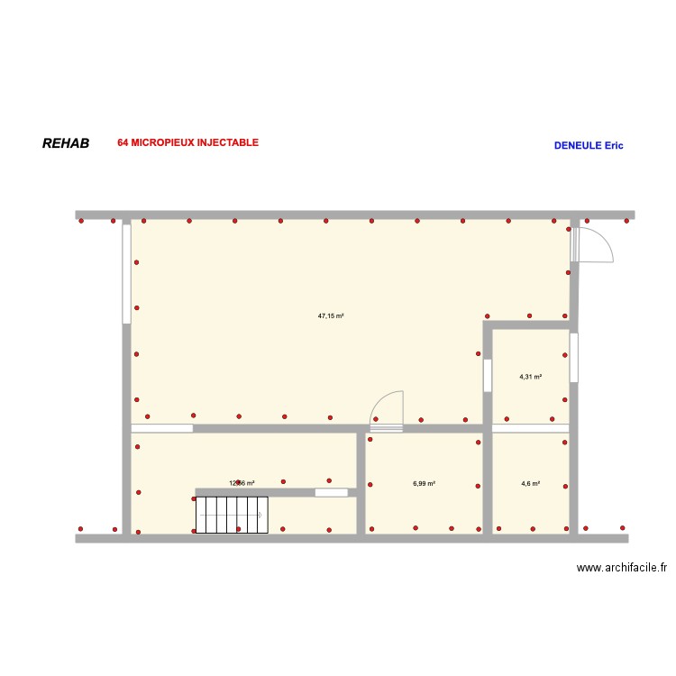 DENELE 94210 FONTENEY SOUS BOIS. Plan de 0 pièce et 0 m2