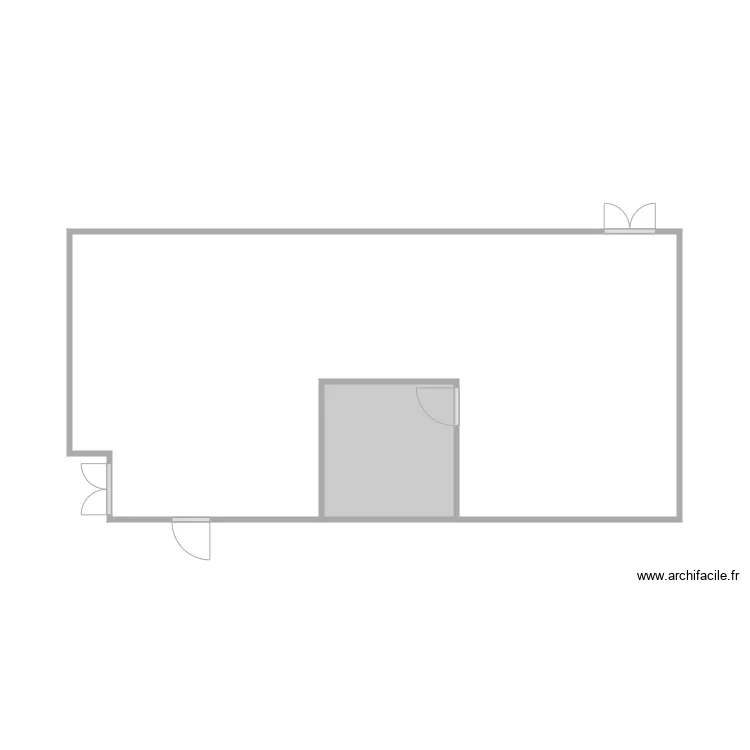 restaurant scolaire. Plan de 