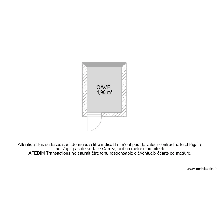 BI 7995 CAVE . Plan de 