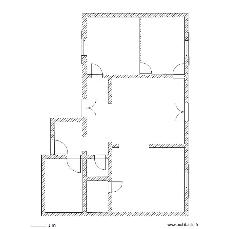 Maison. Plan de 