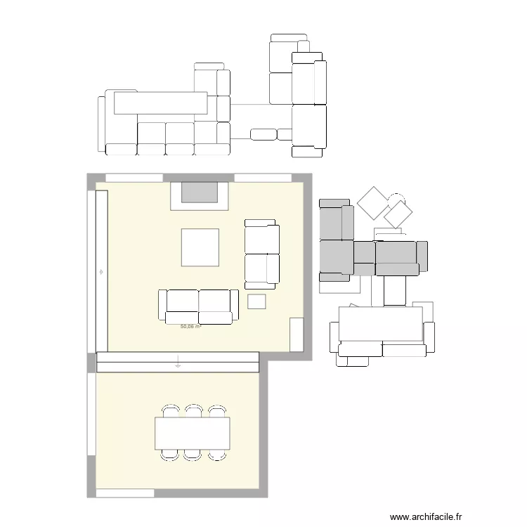 canape final. Plan de 