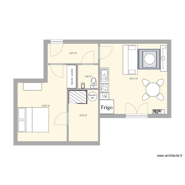 MAISON WIWI. Plan de 0 pièce et 0 m2