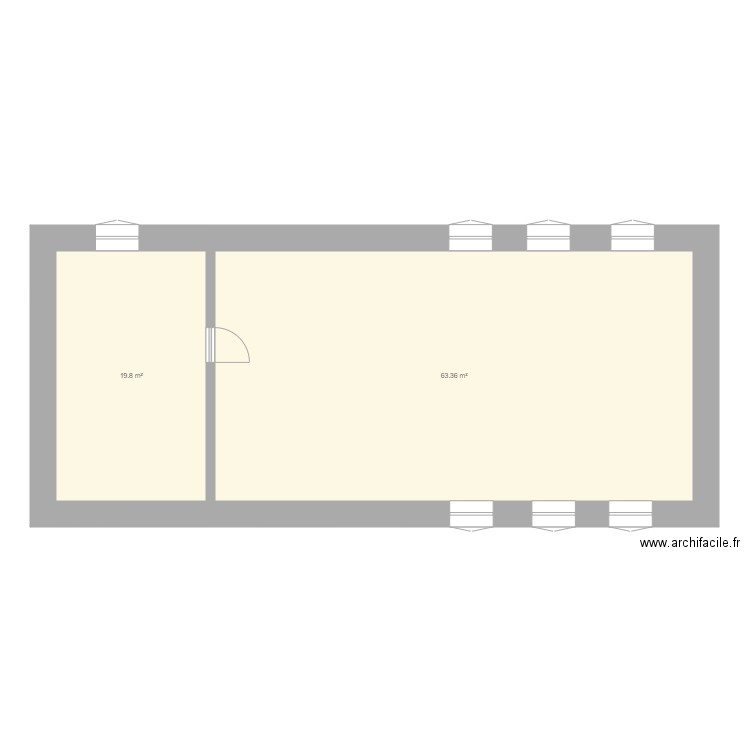 plan initial village . Plan de 0 pièce et 0 m2