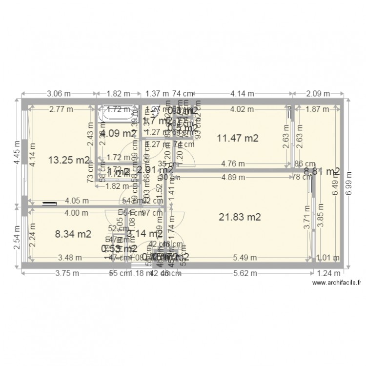 Plan. Plan de 0 pièce et 0 m2