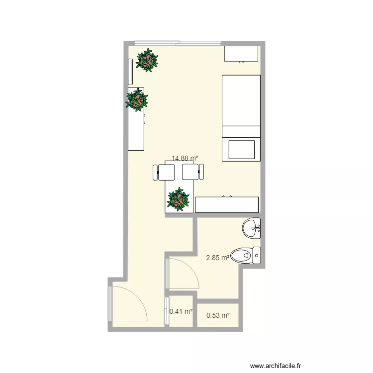Appartement Kev. Plan de Appartement Kev. Plan de
