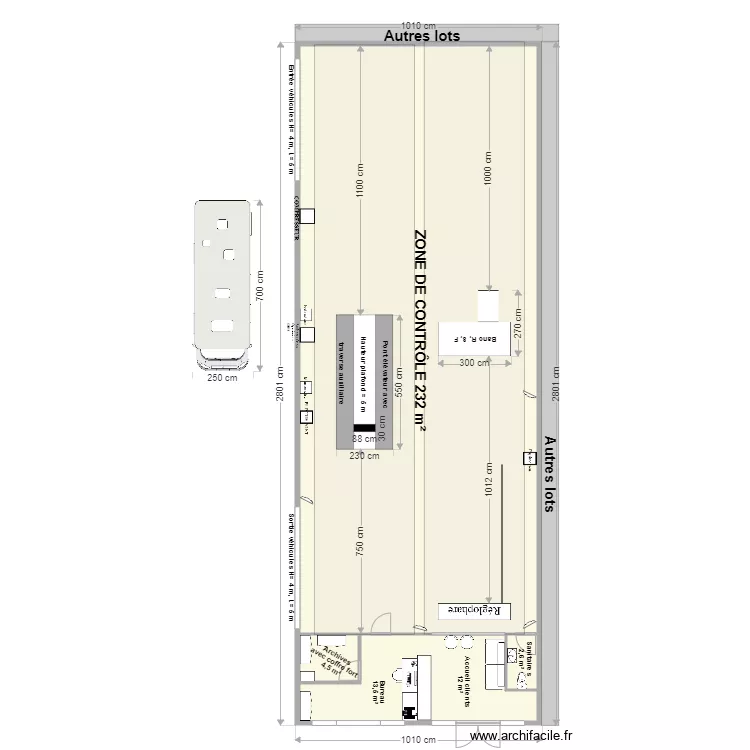 CCT VL ROUFFACH. Plan de 