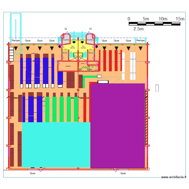 SaintOUEN AvecFrigo. Plan de 0 pièce et 0 m2