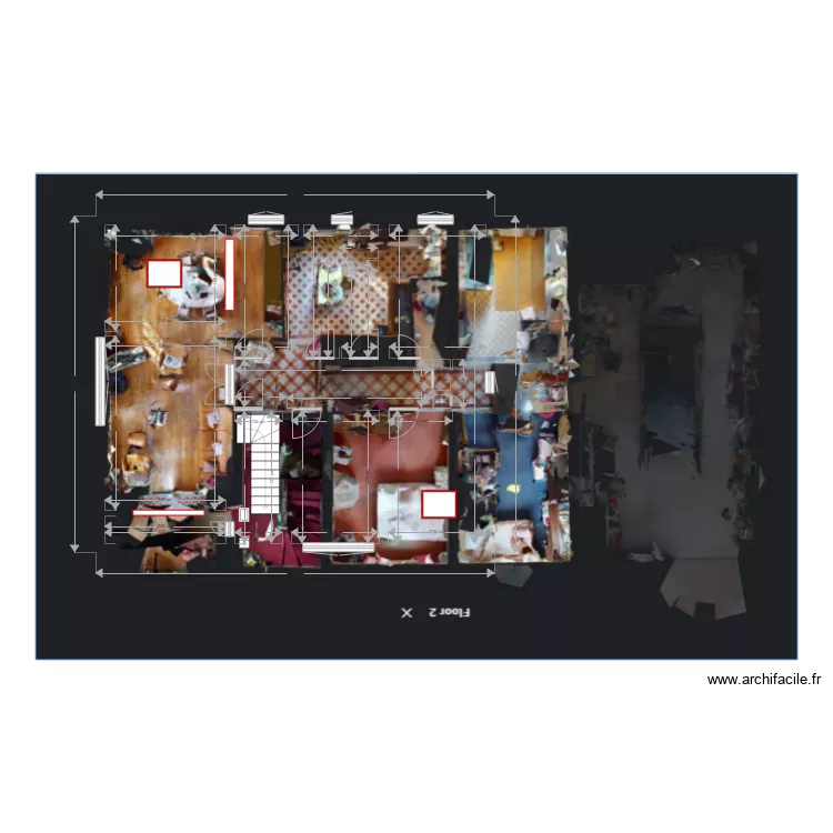 plan version 2 maison Grenoble2. Plan de 