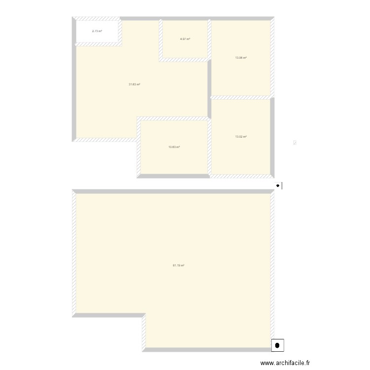 maison latour plein-pieds 104,94m². Plan de 7 pièces et 157 m2