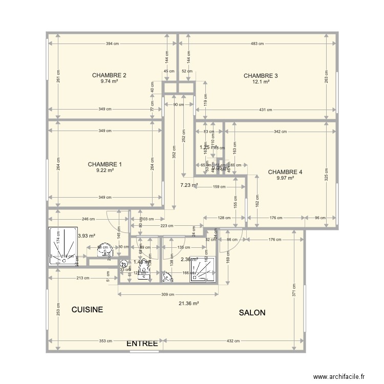 Projet Crepy AV de la Gloire. Plan de 0 pièce et 0 m2