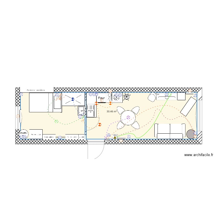 sandrine. Plan de 0 pièce et 0 m2