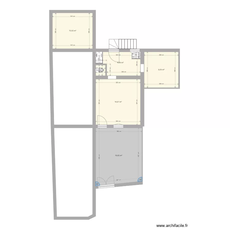 Saintines. Plan de Saintines. Plan de