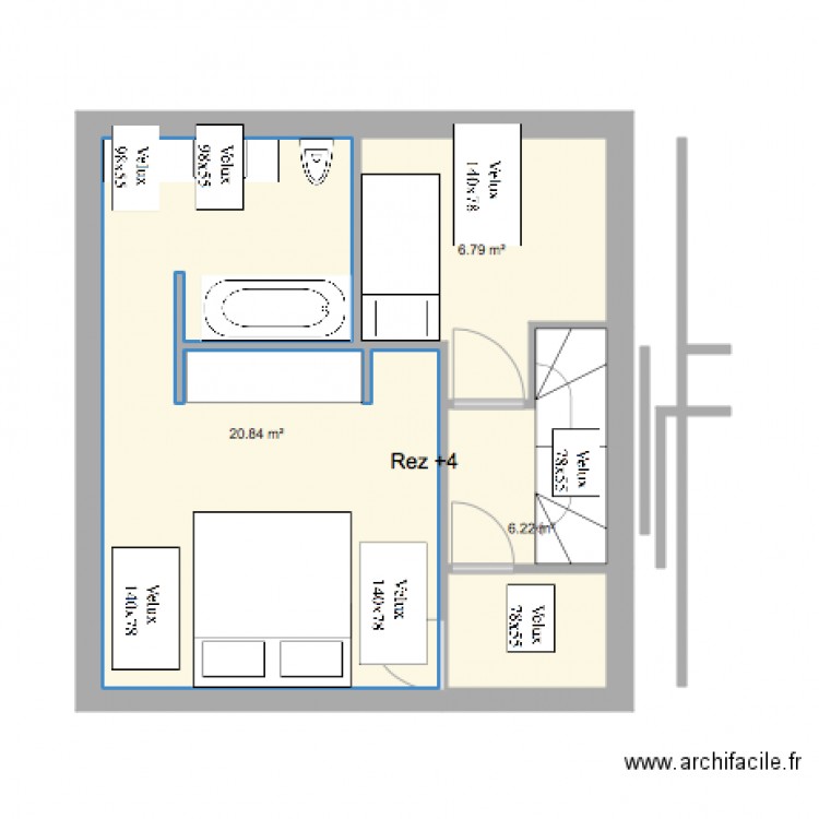 Marie José Rez4 New. Plan de 0 pièce et 0 m2