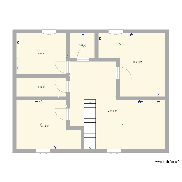 peillex leo etage. Plan de 0 pièce et 0 m2