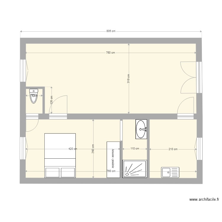 Projet 3. Plan de 0 pièce et 0 m2