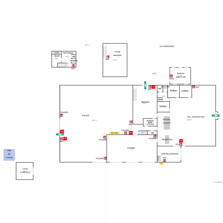 VW AVRANCHES. Plan de 